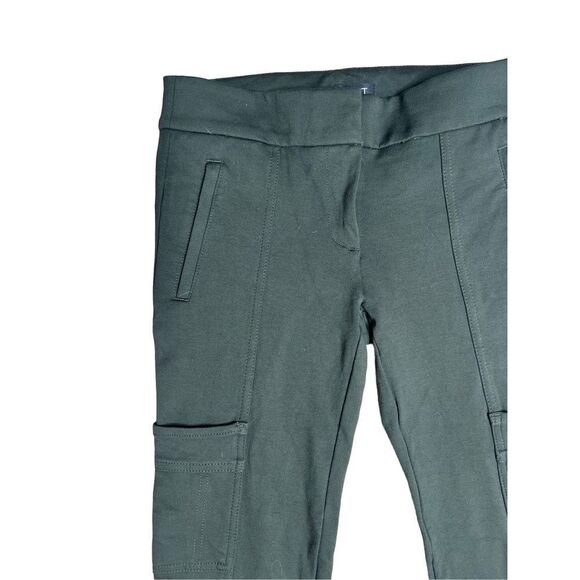 LOFT green cargo pants / leggings with seam down front and back - size 0 - Picture 5 of 15